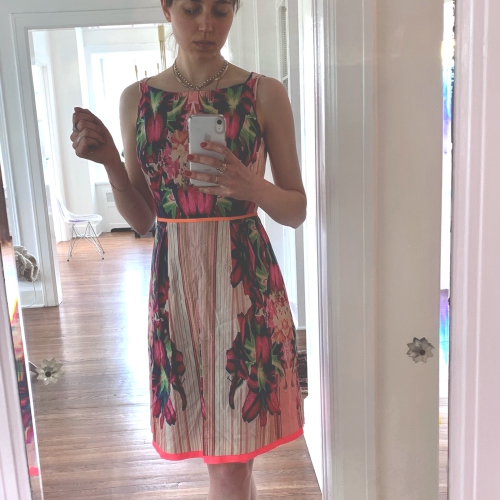 Nordstrom abstract pattern dress